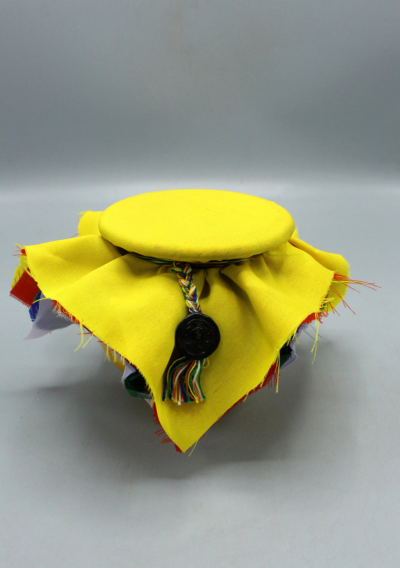 Tibetan Ritual Earth Yellow Vase Sachu Bhumpa