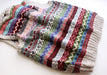 Handknitted Women's Multicolor Sleeveless Cardigan Sweater - nepacrafts