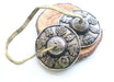 Large Eight Auspicious Symbol Musical Tingsha or Cymbals - nepacrafts
