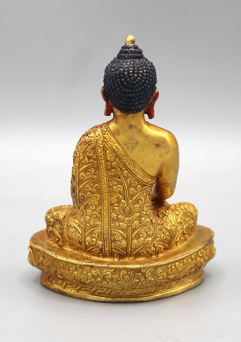 Fully Gold Plated Shakyamuni Statue BST008