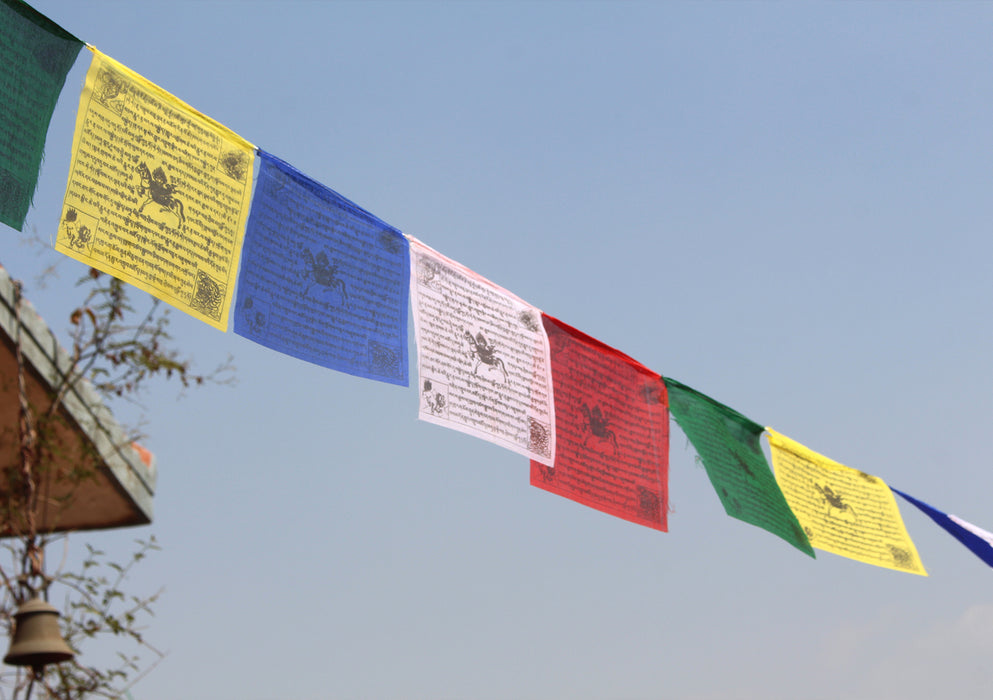 Tibetan Buddhist Windhorse Prayer Flags
