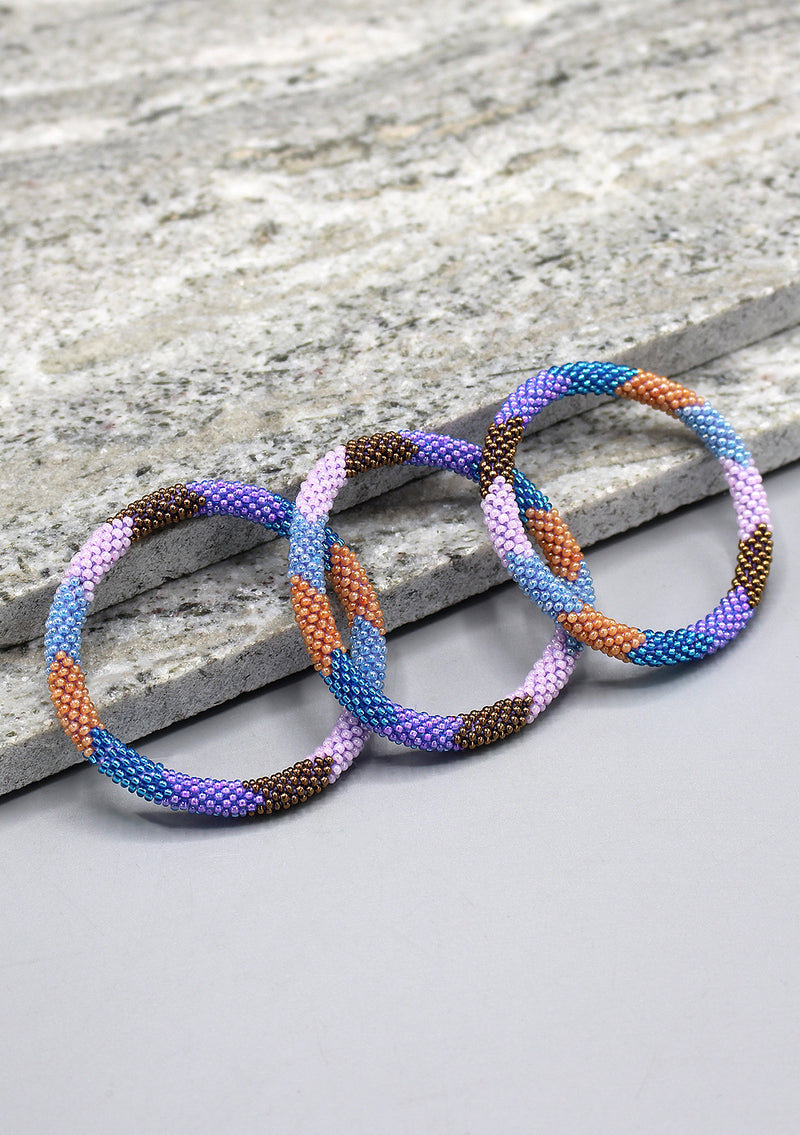 Multi colors Arrow shape Glass Beads Bracelet
