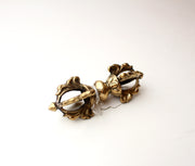 Tibetan Ritual Brass Double Dorjee Vajra Small - nepacrafts