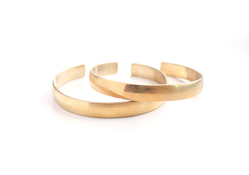 Plain Brass Unisex Healing Bangle - nepacrafts