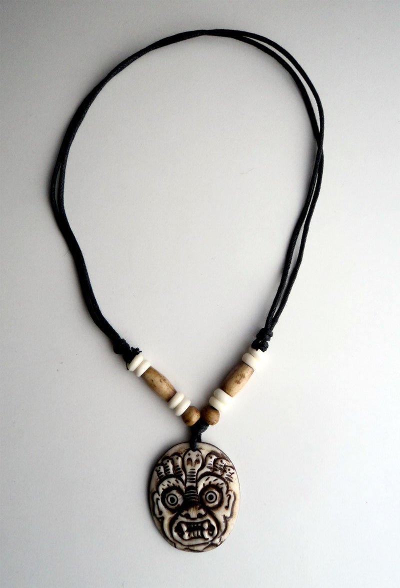 Hindu Bhairab Pendant Necklace - nepacrafts