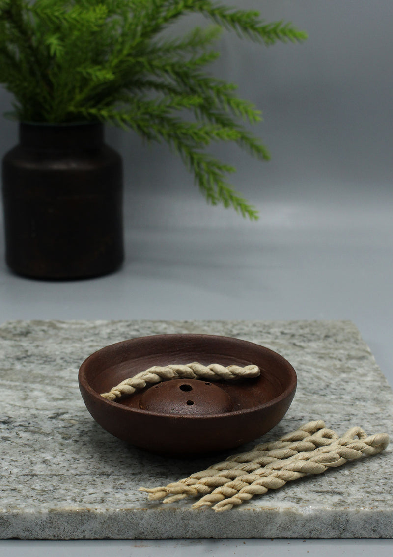 Tibetan and Rope Incense Burner