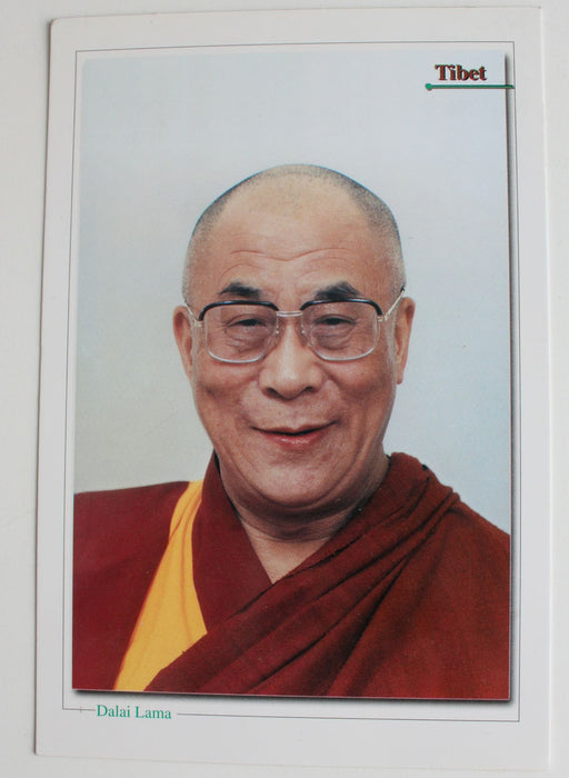H H Dalai Lama Tibet Postcard - nepacrafts