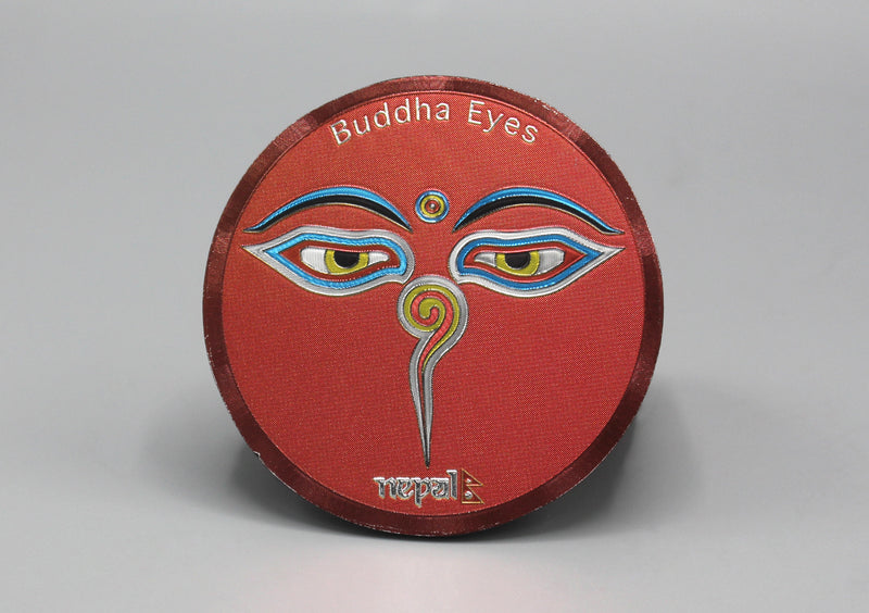 Buddha Eyes Printed Aluminium Fridge Magnets - nepacrafts