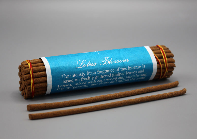 Khachoe Ghakyil Nunnery Blue Lotus Blossom Tibetan Incense - nepacrafts