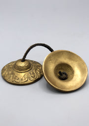 Dragon Carving Cymbals/Tingsha - nepacrafts