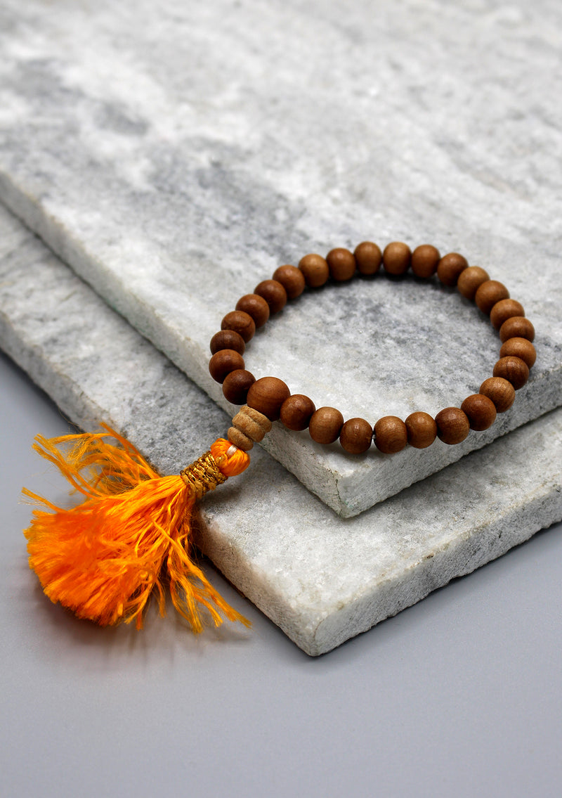 Tibetan Sandalwood Wrist Bracelet