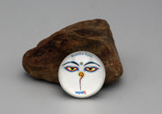 Buddha Eyes Glass Fridge Magnet - nepacrafts