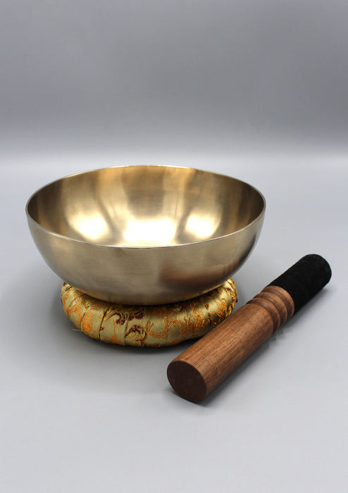 Zen Tibetan Healing Singing Bowl with Cushion and Mallet Note # E