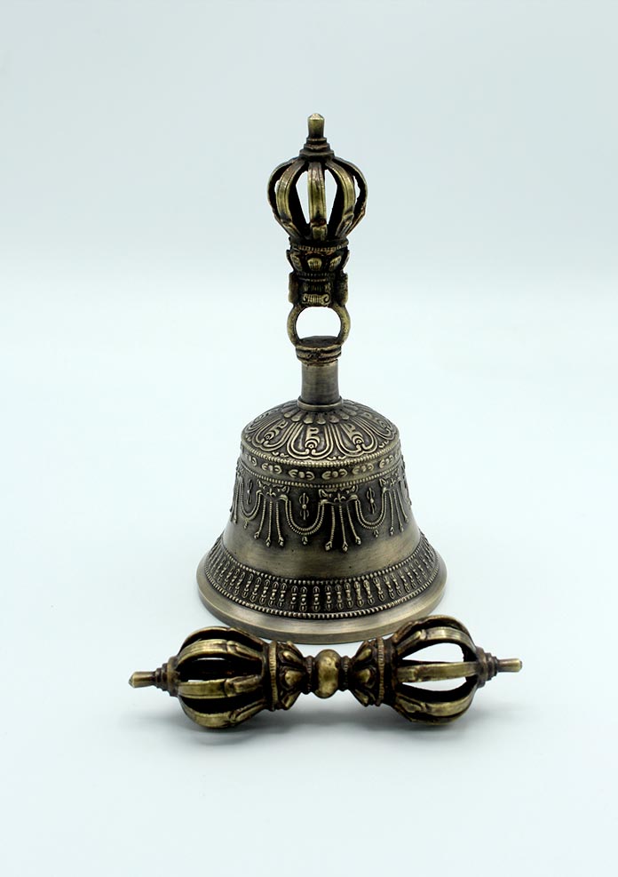 Tibetan Buddhist Bell and Dorjee Set