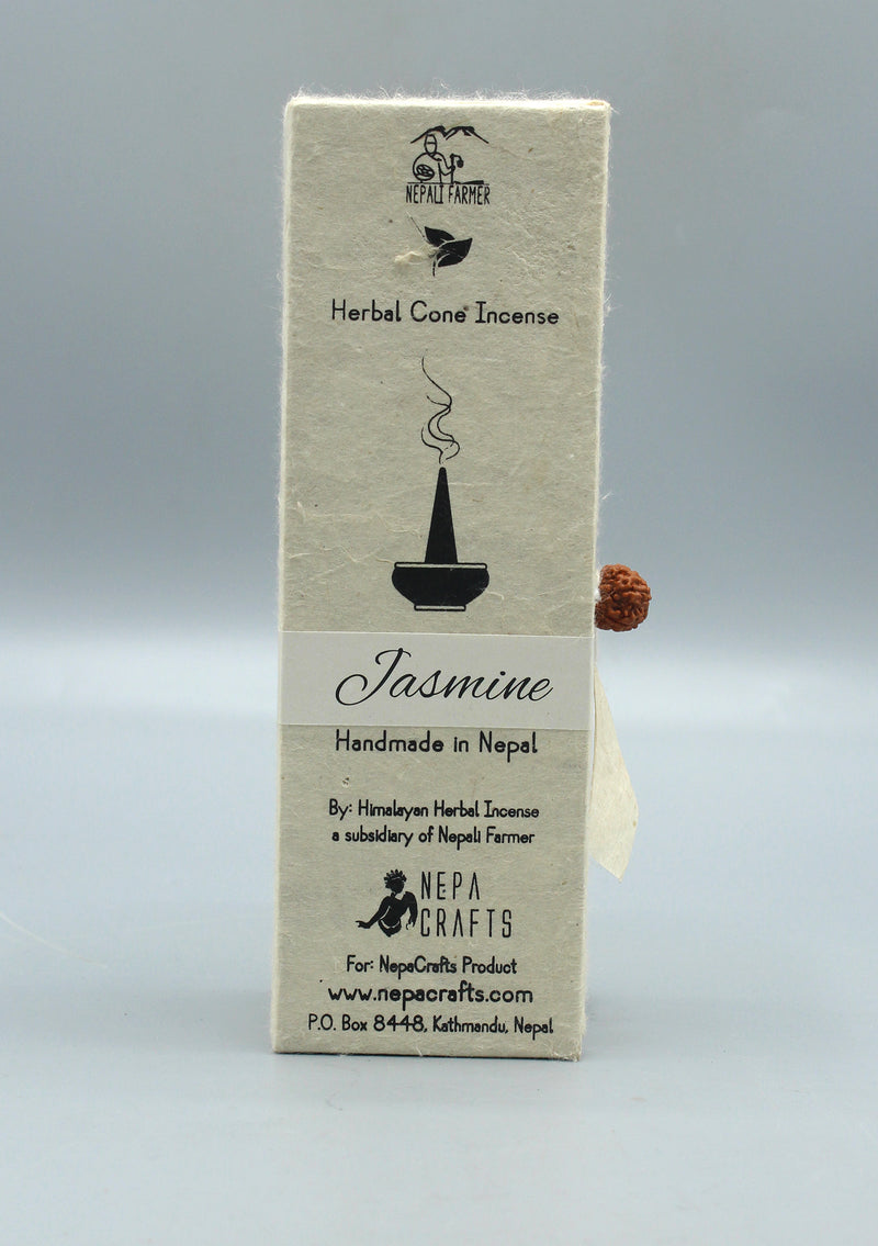 Jasmine Herbal Cone Incense by Nepali Farmer