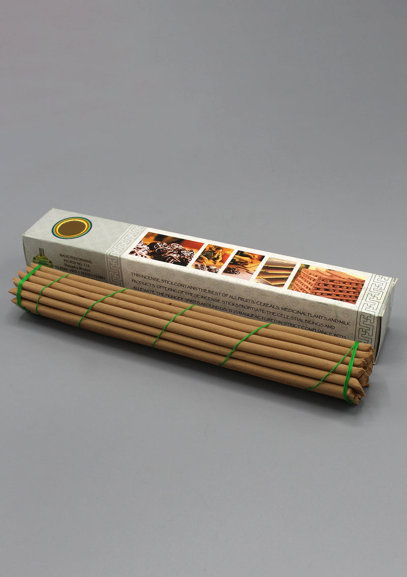 White Box Morning Bhutanese Nado Poizokhang Incense - nepacrafts