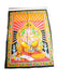 Hindu Lord Ganesha Printed Cotton Fabric Tapestry Wall Hanging - nepacrafts
