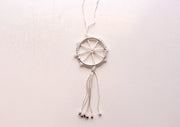 Small Dharmachakra Car Hanging Decorated with Glass Beads - nepacrafts