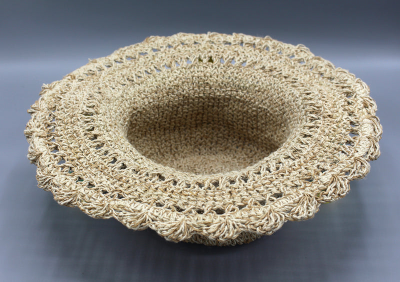 Natural Travel Summer Hemp Hat - nepacrafts