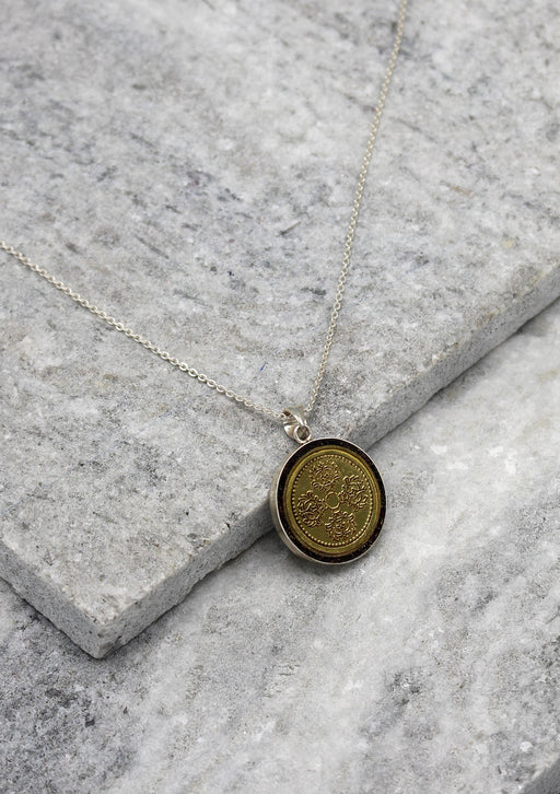 Fine Carving Double Dorjee Sterling Silver Pendant - nepacrafts