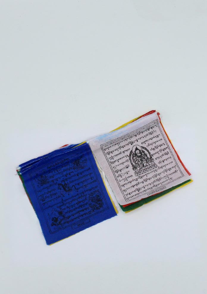 Divine Blessings Fine Cotton Tibetan Prayer Flags 5 Roll Mini Pack