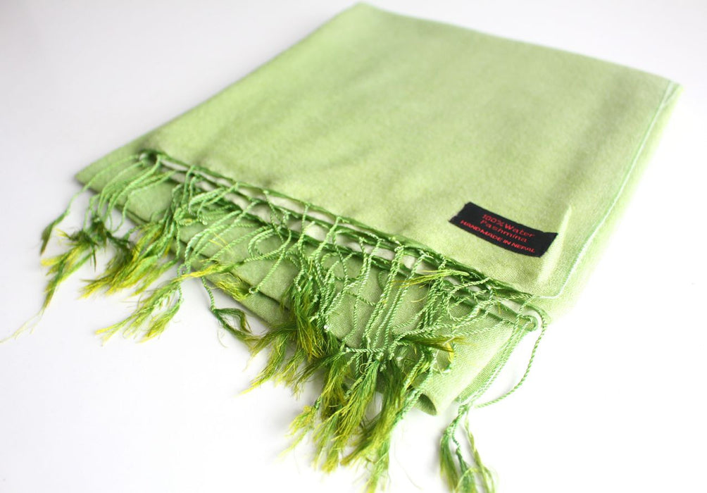 Smooth Silky Kale Water Pashmina Stoles - nepacrafts