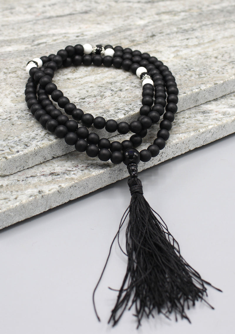 108 Beads Tibetan Black Prayer Mala
