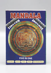 Five in One Mandala Tibetan Incense Pack - nepacrafts