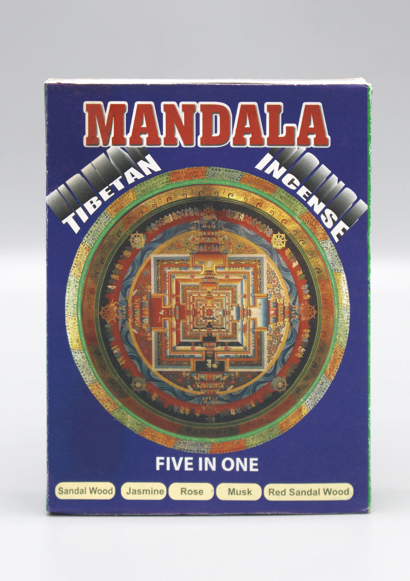Five in One Mandala Tibetan Incense Pack - nepacrafts