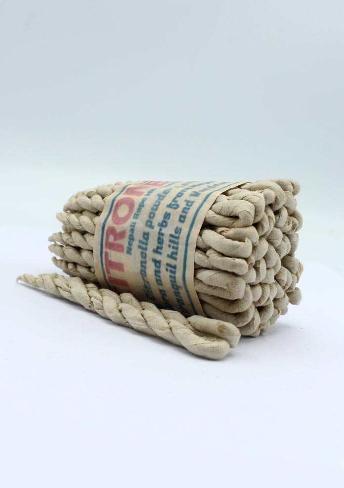Citronella Nepali Herbal Rope  Incense