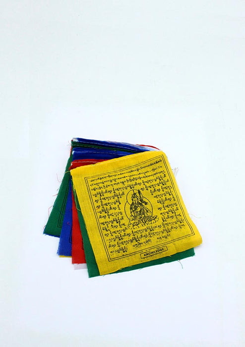 Divine Blessings Fine Cotton Tibetan Prayer Flags 5 Roll Mini Pack