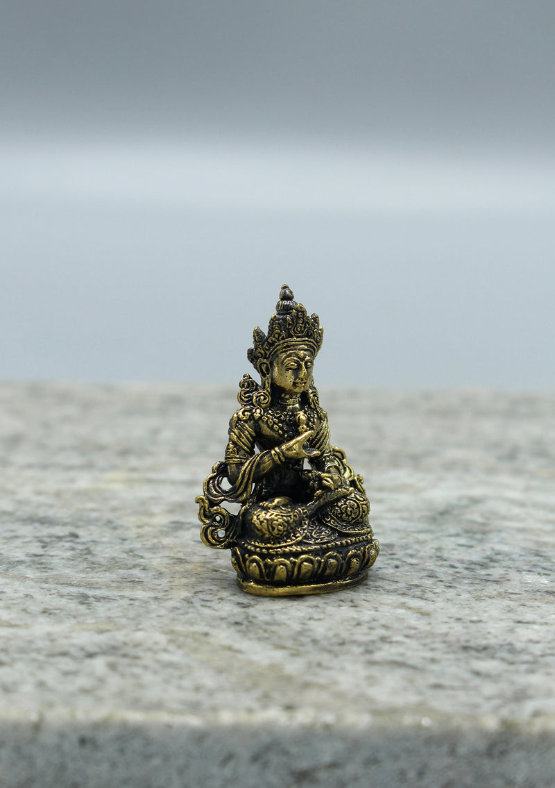 Brass Mini Vajrasattva Statue 2"