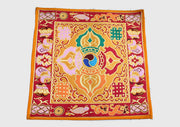 Double Dorjee Brocade Religious Altar Table Cloth - nepacrafts