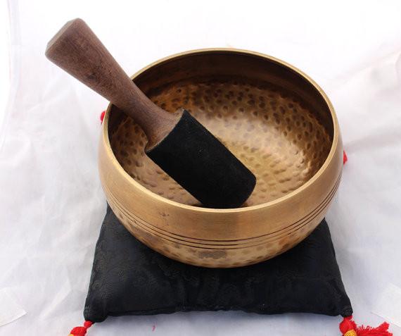 Hand Hammered Tibetan Singing Bowls 16 cm