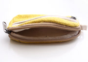 100% Natural and Pure Bright Yellow Hemp Money/Cosmetics Purse - nepacrafts