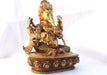 Gold Plated Majestic Lord Ganesha Statue 9" High SST194 - nepacrafts