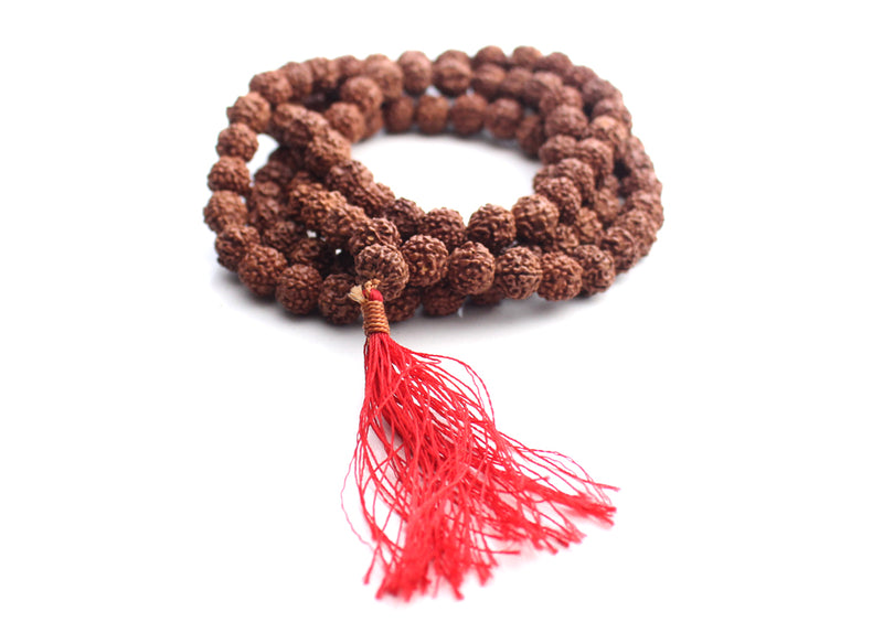 Rudraksha 108 Beads Holy Mala for Meditation and Yoga - nepacrafts