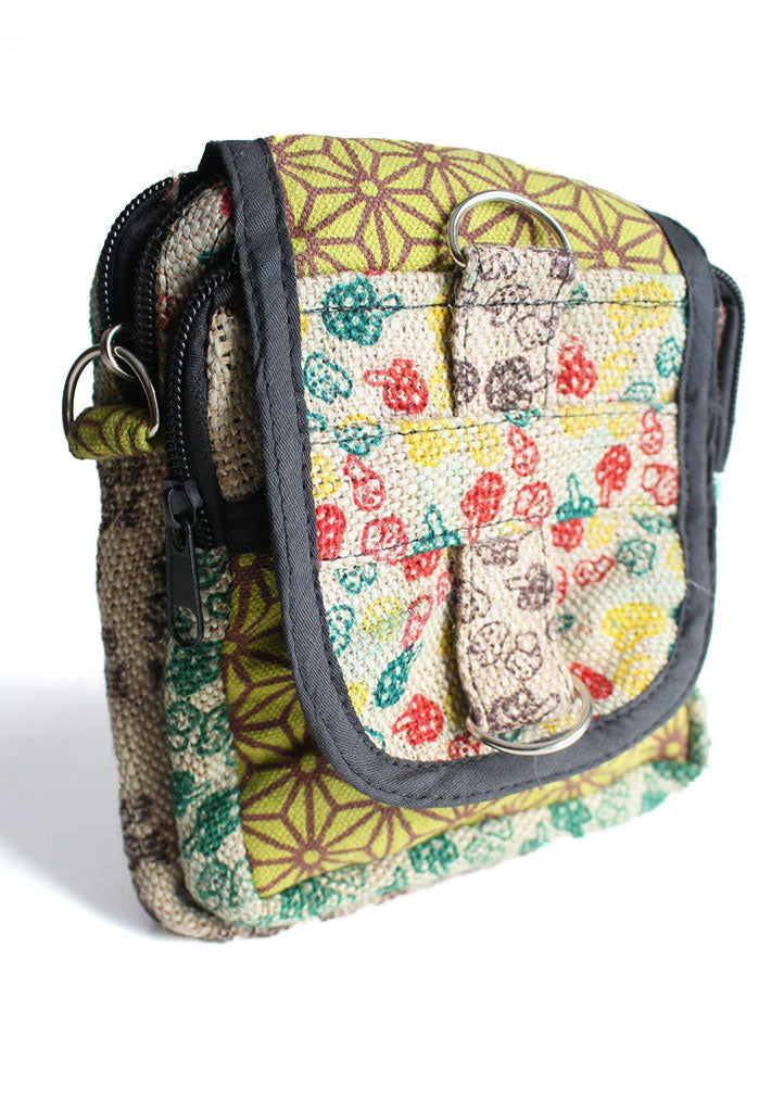 Mandala Hemp Cotton Cross Body Bag - nepacrafts