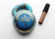 Om Mani Padme Hum Mantra Painted Singing Bowl 3.5" - nepacrafts