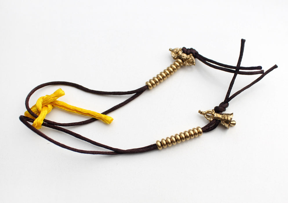A Pair of Bell and Dorjee Mini Mala Counter