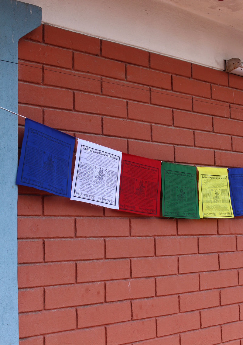 Guru Padmasambhava Accomplishment of Wishes English Prayer Flags