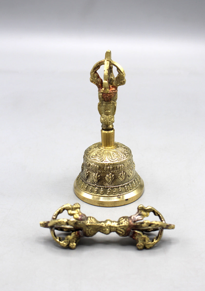 Tibetan Buddhist Bell and Dorjee Set