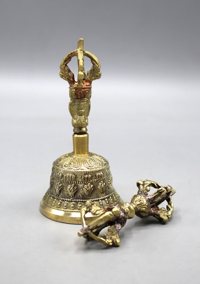 Tibetan Buddhist Bell and Dorjee Set