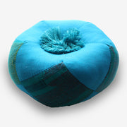 Fair Trade Blue Singing Bowl Cushion-Available in Three Sizes - nepacrafts
