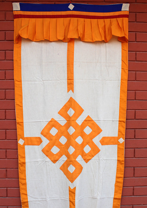 Endless Knot Tibetan Thick Cotton Door Curtain