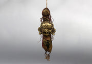 Brass Mahakala Wrathful Deity Wall Hanging - nepacrafts