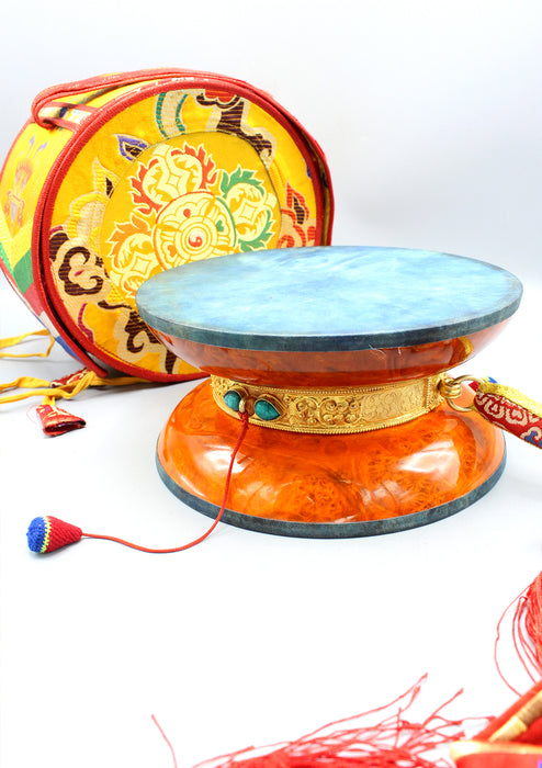 Tibetan Buddhist Ritual High Quality Chod Drum Damaru