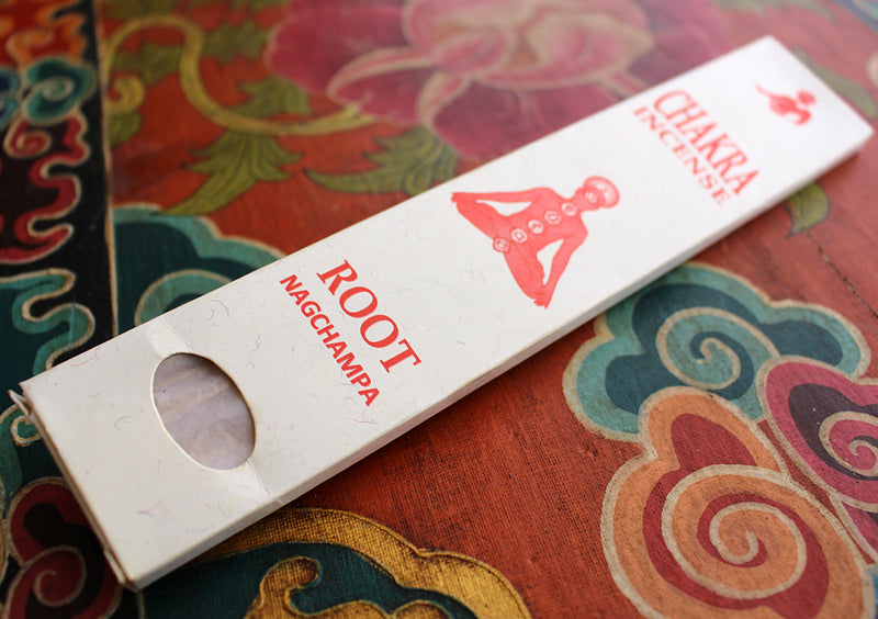 NAG CHAMPA ROOT CHAKRA INCENSE STICKS - nepacrafts