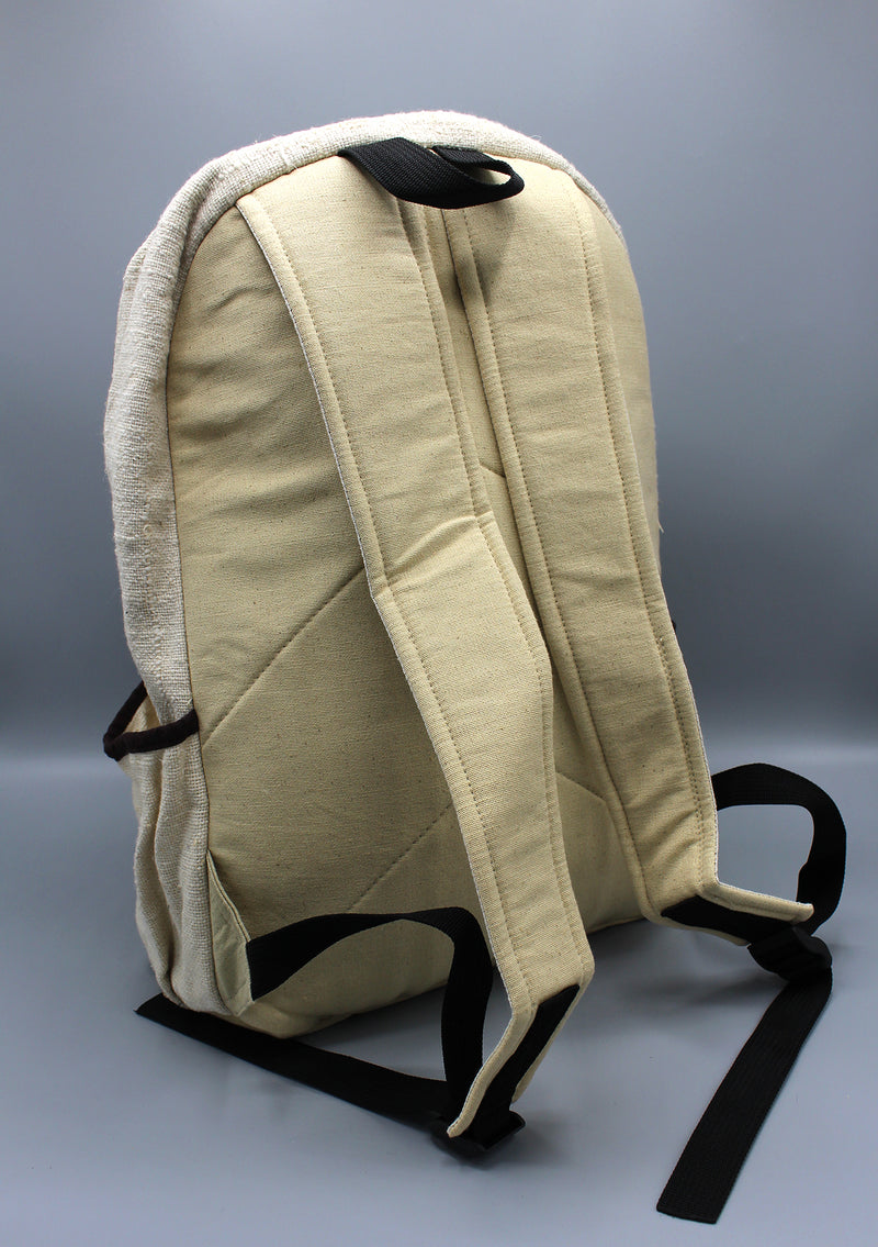 Earthy and Natural Hemp Rucksack - nepacrafts