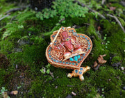 Goldplated Silver Sterling Manjushri Ghau Pendant - nepacrafts